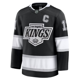 Män Ishockey Los Angeles Kings tröja Fanatics Premium Anze Kopitar 2024-25 Svart Hemma